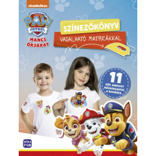  Mancs Őrjárat - Színezőkönyv vasalható matricákkal - 11 kép, amelyet rávasalhatsz a ruhádra gyermek- és ifjúsági könyv