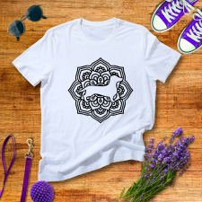 Mandala és tacskó - férfi póló férfi póló
