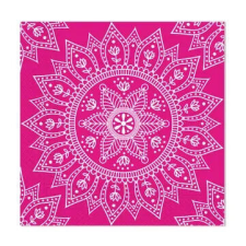 Mandala Fuchsia White szalvéta 20 db-os, 33x33 cm FSC papírárú, csomagoló és tárolóeszköz
