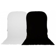 Manfrotto Lastolite egyszínű összehajtható háttér 1.8x 2.15m (fekete/fehér) háttérkarton