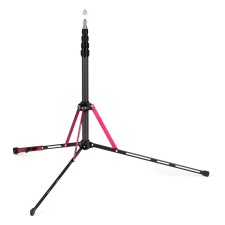 Manfrotto MS0490C Nanopole karbon lámpaállvány - Fekete/Piros tripod