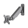 MANHA TTAN 17"-32" fali gázrugós monitor állvány, dönthető, forgatható, VESA 100 x 100, fekete (461603)