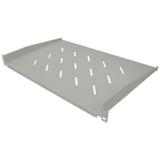 MANHATTAN 19" Rackszekrény polc 1U 300 mm - Szürke (714990) asztali számítógép kellék