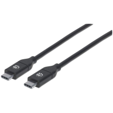 MANHATTAN 355247 USB kábel 2 M USB 2.0 USB C Fekete (355247) kábel és adapter