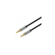 MANHATTAN 356008 audio kábel 3 M 3.5mm Fekete, Ezüst (356008) kábel és adapter