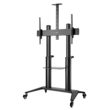 MANHATTAN 462341 70" - 120" LCD/LED TV Gurulós állvány - Fekete tv állvány és fali konzol