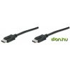 MANHATTAN DisplayPort 1.2/1.2a Összekötő Fekete 2m 307116