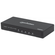 MANHATTAN HDMI 2.0 Elosztó Fekete 10cm 207805 kábel és adapter