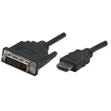 MANHATTAN HDMI - DVI-D kábel 3m fekete (372510) (372510) kábel és adapter