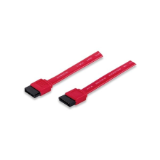 MANHATTAN Kábel - SATA adatkábel, 50 cm , Piros kábel és adapter