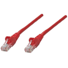MANHATTAN Kábel - U/UTP Patch (RJ45 to RJ45, Cat6, 0.25m, Piros) kábel és adapter