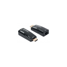MANHATTAN kompakter 1080p HDMI over Ethernet Extender Kit (207539) kábel és adapter