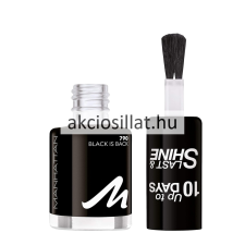 MANHATTAN Last &amp; Shine körömlakk 790 Black is Black 8ml körömlakk