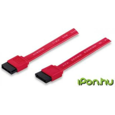 MANHATTAN SATA Összekötő Piros 50cm 340700 kábel és adapter
