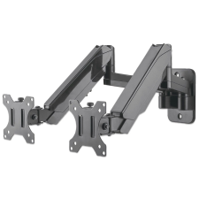 MANHATTAN Universal Gas Spring Dual Monitor Wall Mount tv állvány és fali konzol