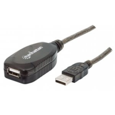 MANHATTAN - USB 2.0 Aktív hosszabító 10M - 150248 kábel és adapter