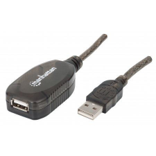 MANHATTAN USB 2.0 aktív hosszabító kábel 20m (150958) kábel és adapter