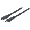 MANHATTAN USB 3.1 Type C Összekötő Fekete 2m 354905