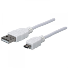 MANHATTAN USB Micro USB Átalakító Fehér 1.8m 324069 kábel és adapter