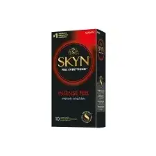 Manix Skyn Intense Feel - latexmentes, gyöngyös, vegán óvszer  Kiszerelés: 10 db (04119140000) óvszer