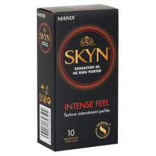 Manix SKYN Intense - latex-mentes, gyöngyös óvszer (10db) óvszer