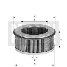 MANN-FILTER Légszűrő MANN-FILTER C 3275 levegőszűrő
