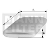 MANN-FILTER Szűrő, utastér levegő MANN-FILTER CU 2442