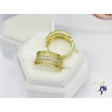  Manna antiallergén görög motívumos fülbevaló-14K fülbevaló