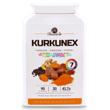 MannaVita KURKUNEX 90 db kapszula, kurkuma és kurkumin - Mannavita vitamin és táplálékkiegészítő