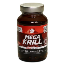 MannaVita Mega Krill 1500mg krill olaj + halolaj, 90db vitamin és táplálékkiegészítő