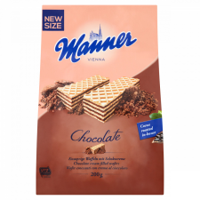 Manner csokoládékrémmel töltött ropogós ostyaszeletek 200 g csokoládé és édesség