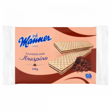  Manner Knuspino csokoládékrémmel töltött ostyaszeletek 110 g csokoládé és édesség