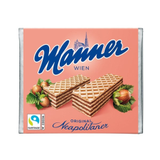 Manner Töltött ostya MANNER mogyorós 75g csokoládé és édesség