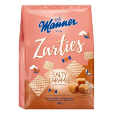 Manner Töltött ostya MANNER Zarties sós-karamellás 200g csokoládé és édesség