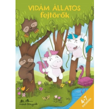 Manó Könyvek Kiadó Vidám állatos fejtörők 4-7 éveseknek gyermek- és ifjúsági könyv