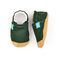 Manubaba Puhatalpú kiscipő az első lépésekhez - Zöld gyerek cipő