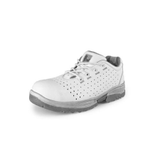 Manutan Alacsony csizma LINDEN O1, perforált, fehér, 43-as méret munkavédelmi cipő