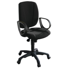 Manutan Astral irodai szék karfával, fekete forgószék