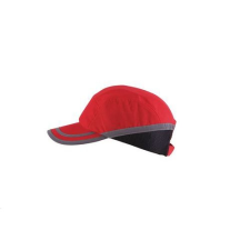 Manutan baseball sapka műanyag merevítéssel, műanyag bekapcsolással, méret: 54 - 59, piros baseball felszerelés