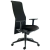 Manutan Kim irodai szék karfával, fekete/fekete