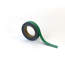Manutan mágnesszalag polcállványokra, 10 m, zöld, szélessége 25 mm bútor