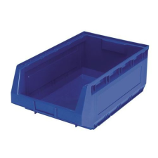 Manutan műanyag doboz 19 x 30,3 x 48,5 cm, kék kerti tárolás
