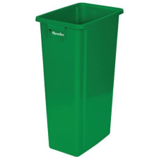 Manutan műanyag szemetes kosár szelektív hulladékgyűjtésre, zöld szemetes