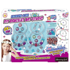 Manyuk Toys Csináld magad karkötő készítő szett charmokkal kreatív és készségfejlesztő