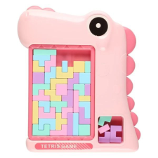 Manyuk Toys Dinoszaurusz formájú tetrisz játéktábla - Pink társasjáték