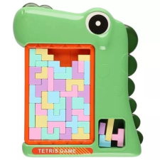 Manyuk Toys Dinoszaurusz formájú tetrisz játéktábla - Zöld társasjáték