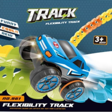 Manyuk Toys Építsd magad rugalmas versenypálya - 95 db, autó autópálya és játékautó