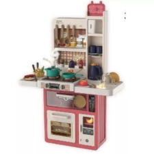 Manyuk Toys Játékkonyha szett kiegészítőkkel - rózsaszín konyhakészlet