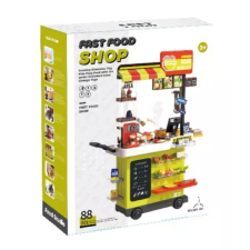 Manyuk Toys Mobil gyorsétterem játékszett, 88 db-os házimunka