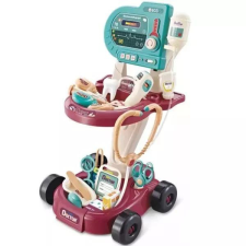 Manyuk Toys Orvosi kézikocsi játékszett - 24 db-os orvosos játék